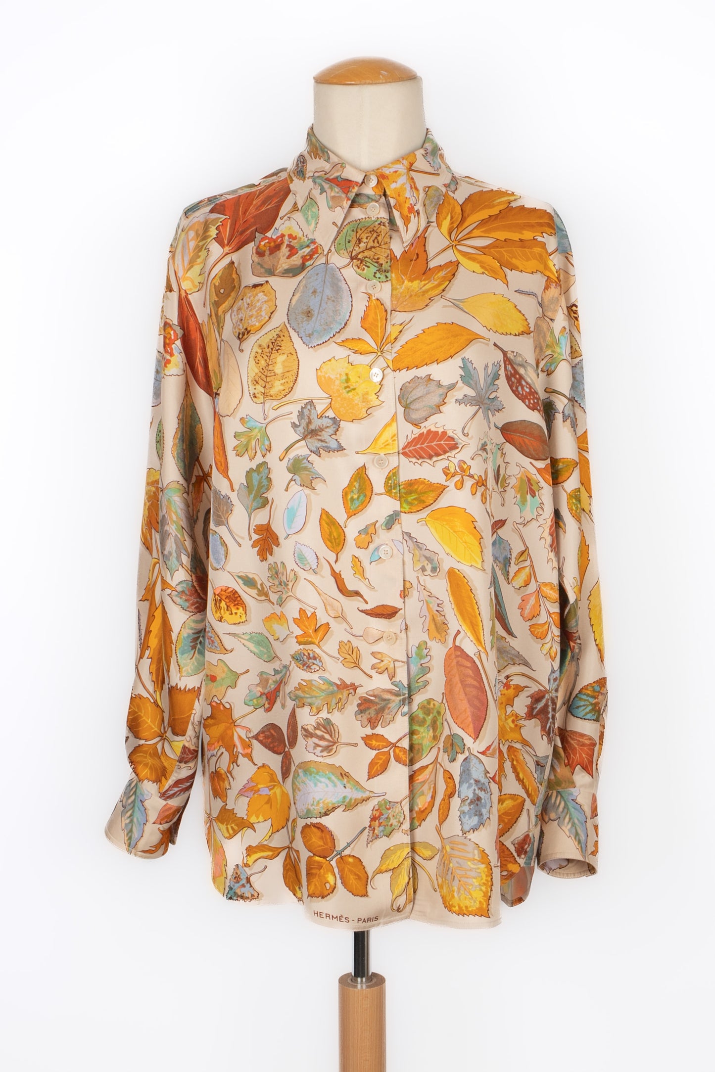 Chemise "Feuilles d'Automne" Hermès