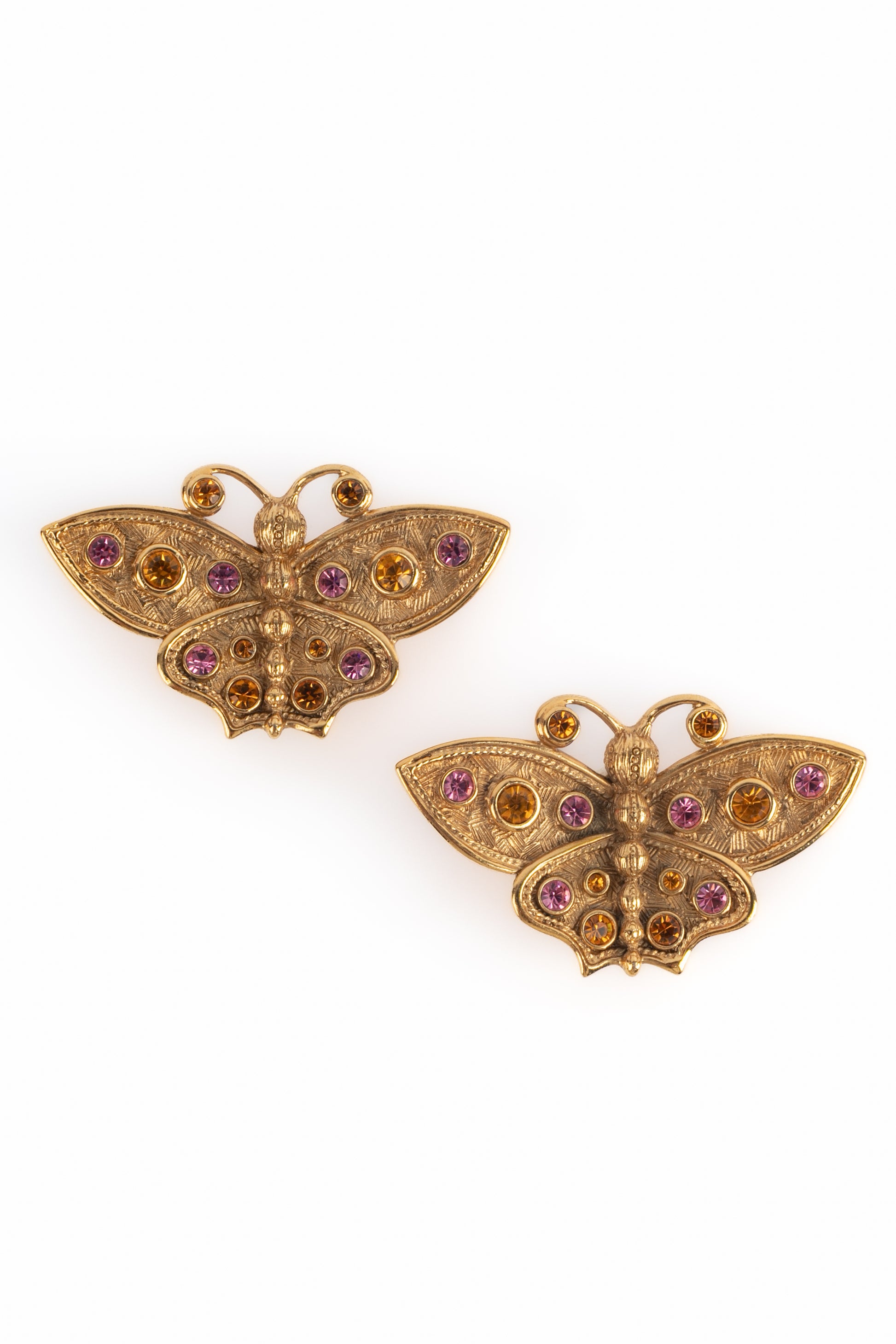 Boucles d'oreilles papillon Dior 