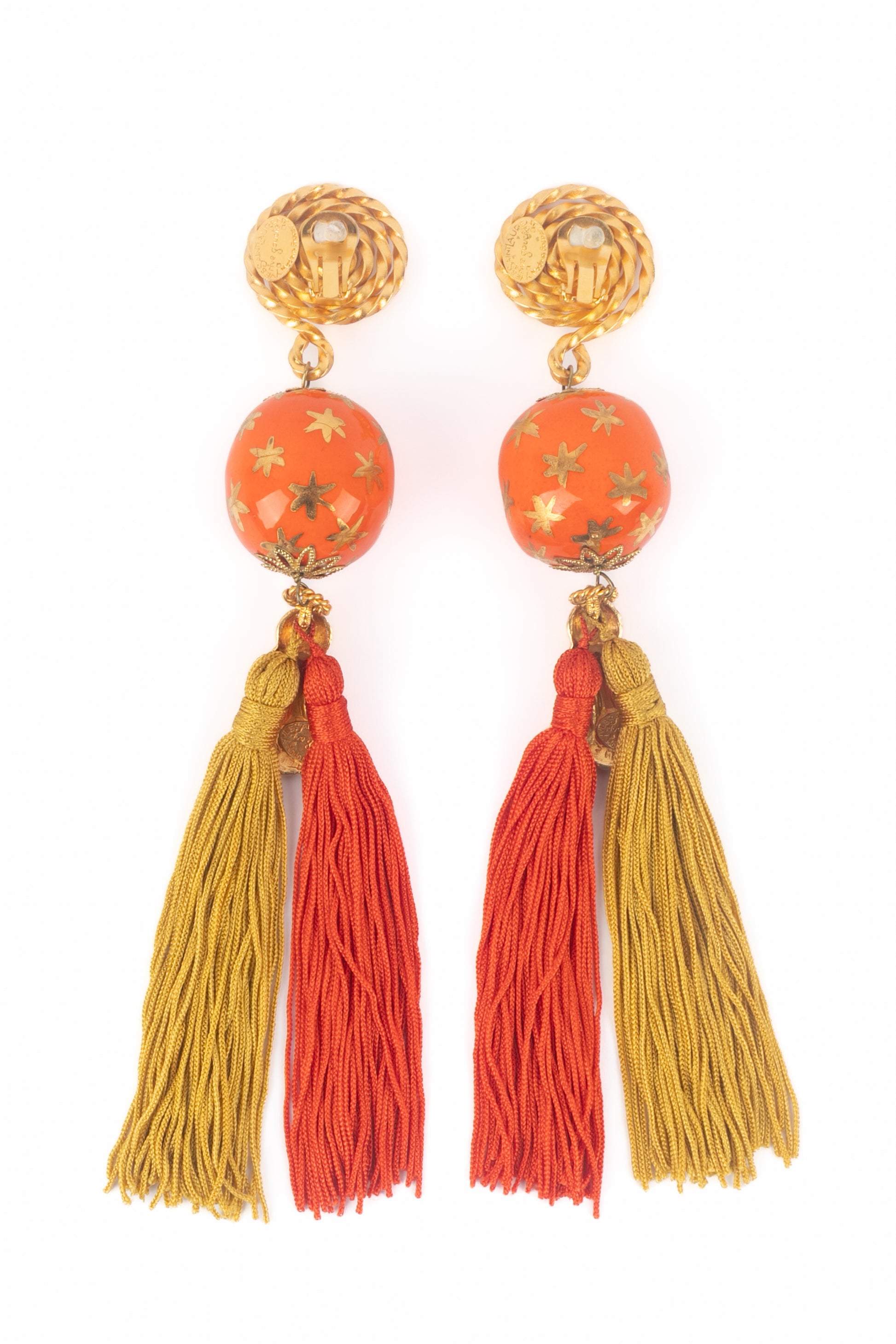 Boucles d'oreilles Yves Saint Laurent Automne 1991