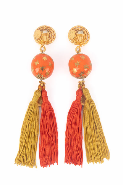 Boucles d'oreilles Yves Saint Laurent Automne 1991
