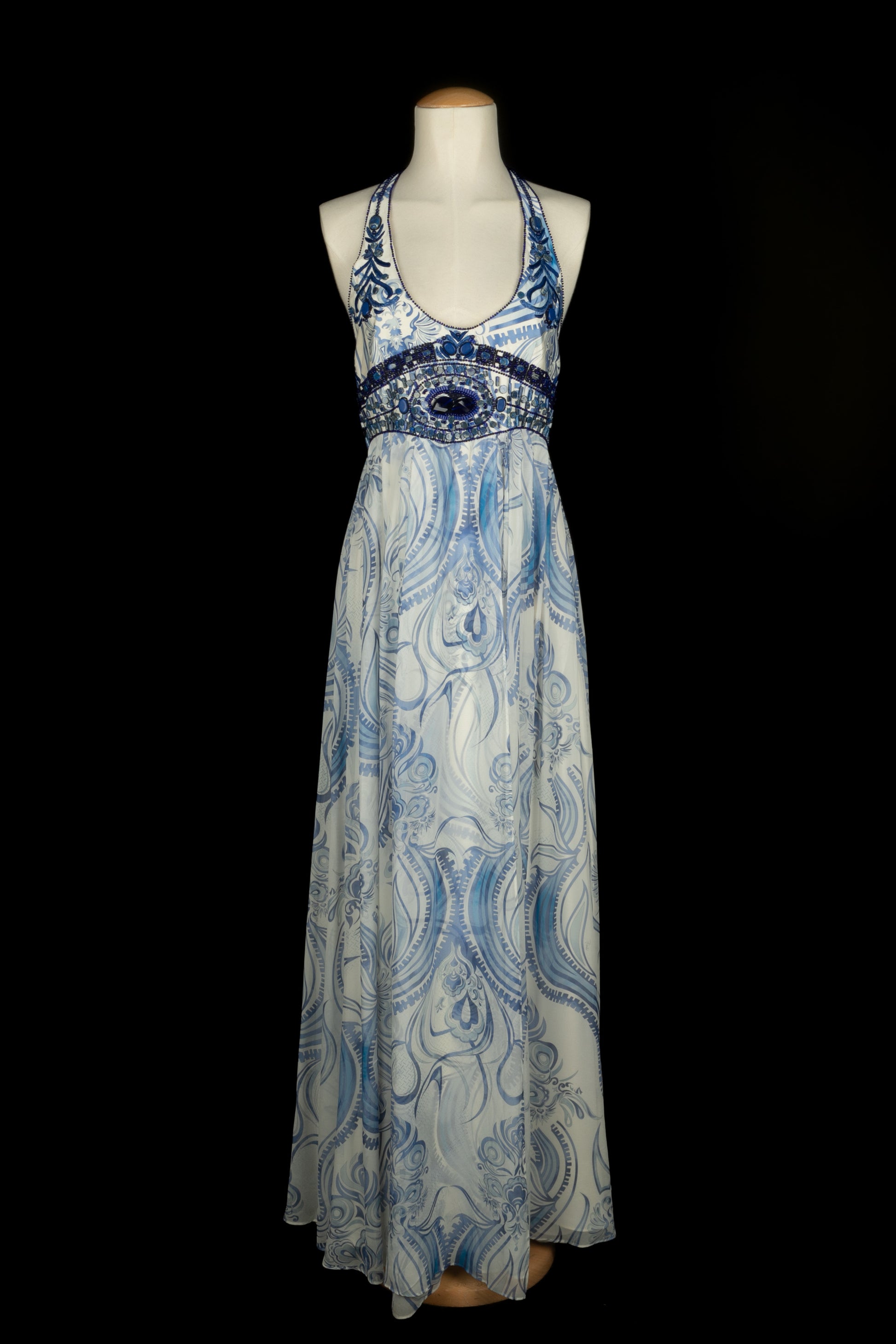 Robe bleue Pucci 