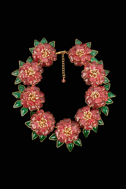 Collier fleurs Augustine