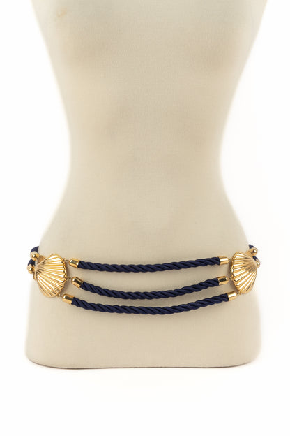 Collier coquillage Yves Saint Laurent
