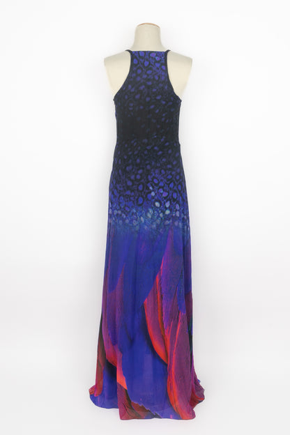 Robe en soie Cavalli