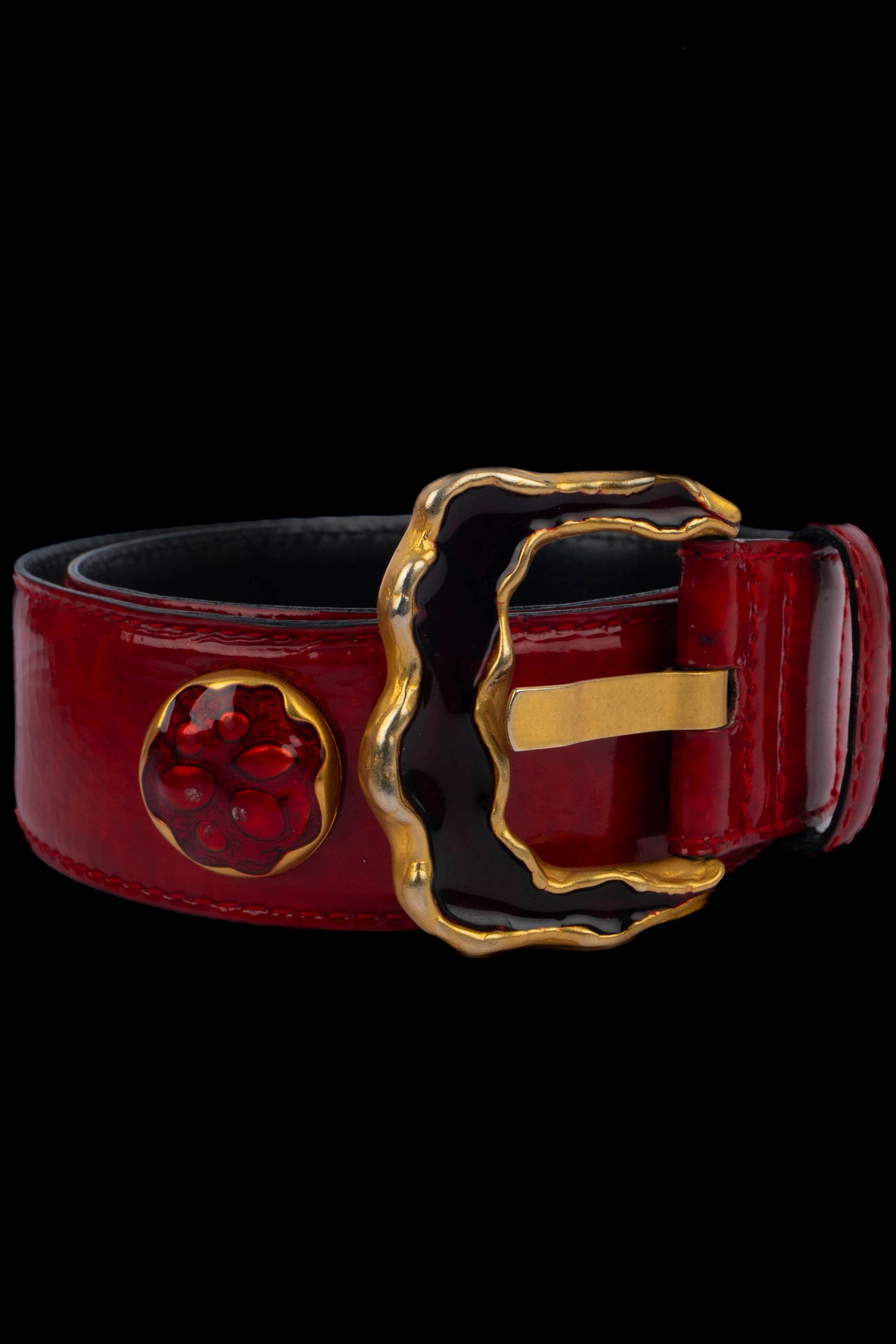 Ceinture en cuir Escada 1990's