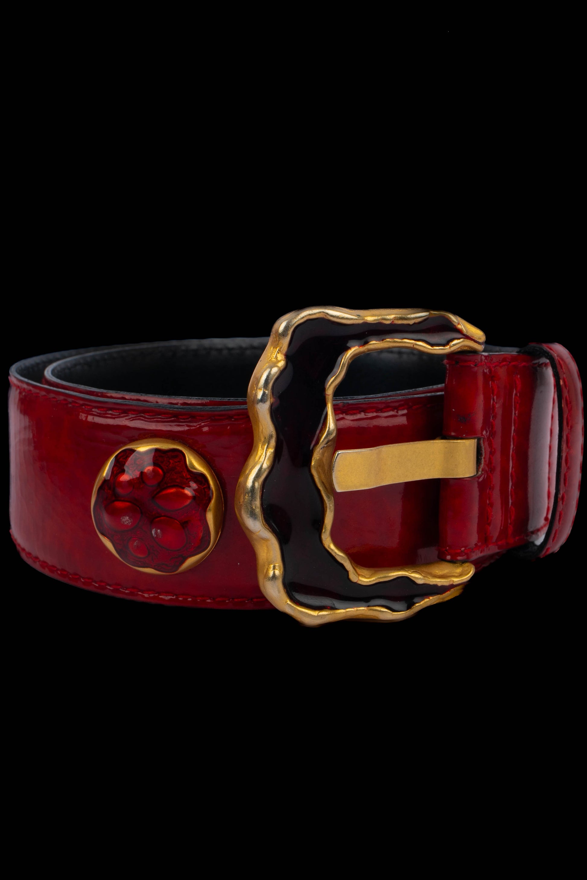 Ceinture en cuir Escada 1990's