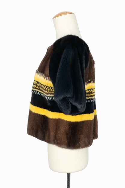 Haut en vison Christian Dior