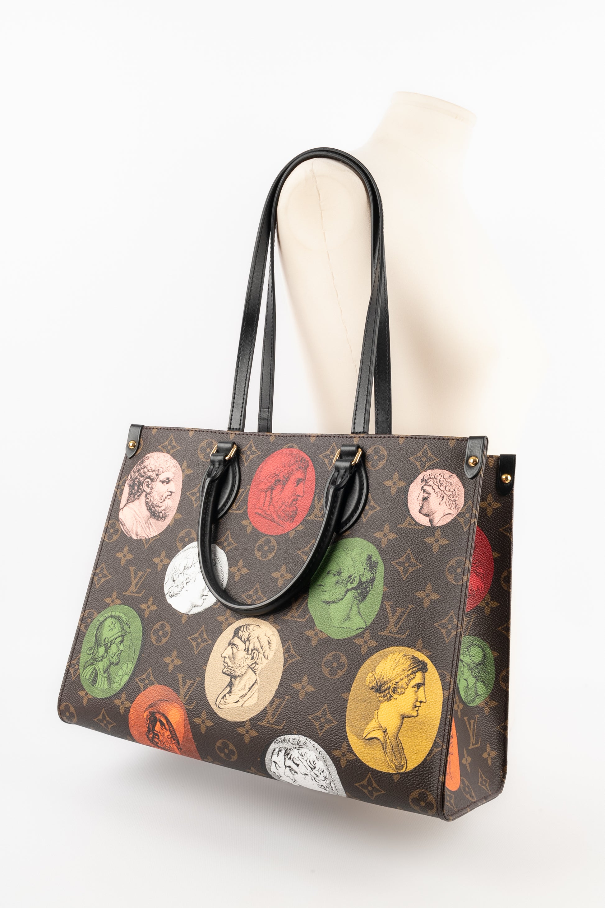 Sac On The Go Louis Vuitton x Fornasetti 2022