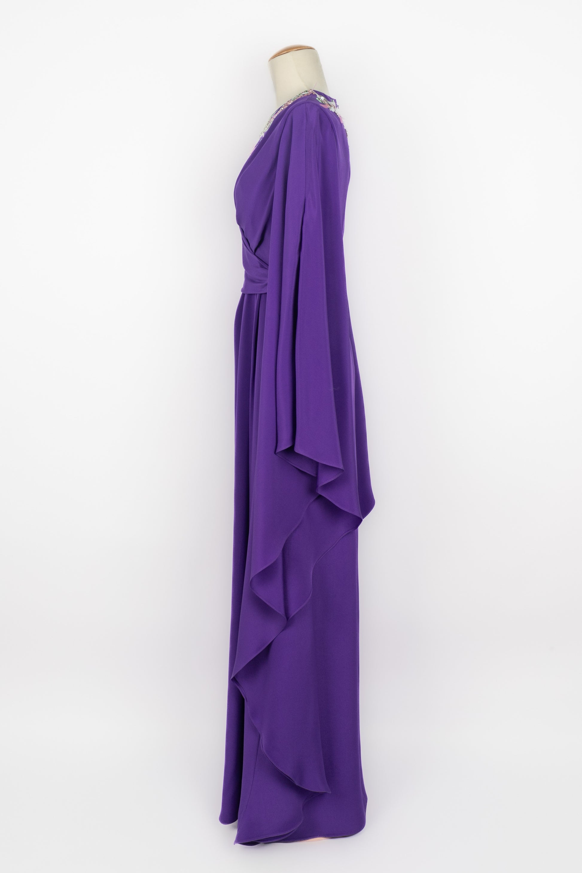 Longue robe en soie Emilio Pucci