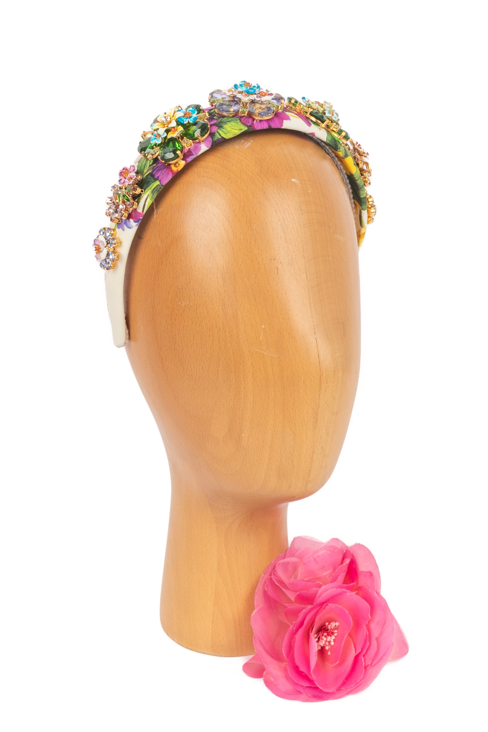 Serre-tête fleuri Dolce&Gabbana