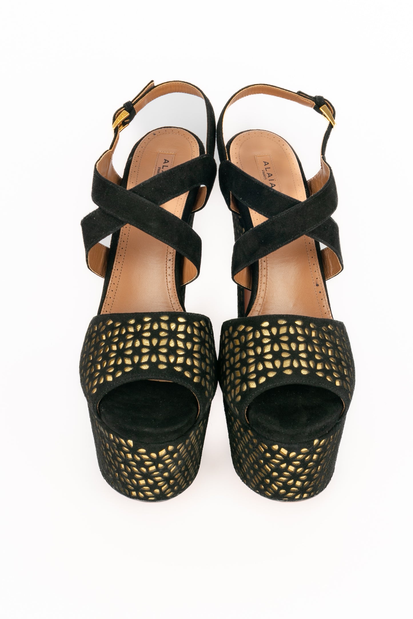 Escarpins en cuir Alaïa 