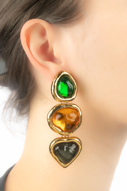 Boucles d'oreilles Yves Saint Laurent