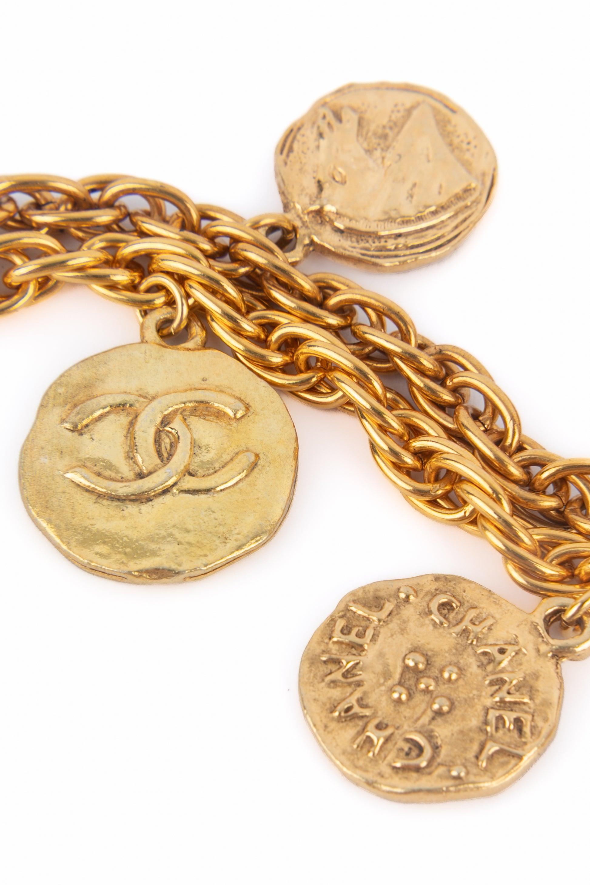 Collier breloque Chanel 1985-1990