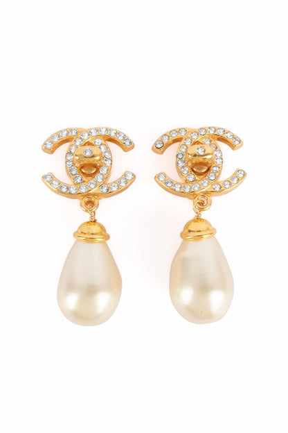 Boucles d'oreilles tourniquet Chanel 1996