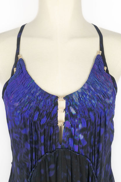 Robe en soie Cavalli