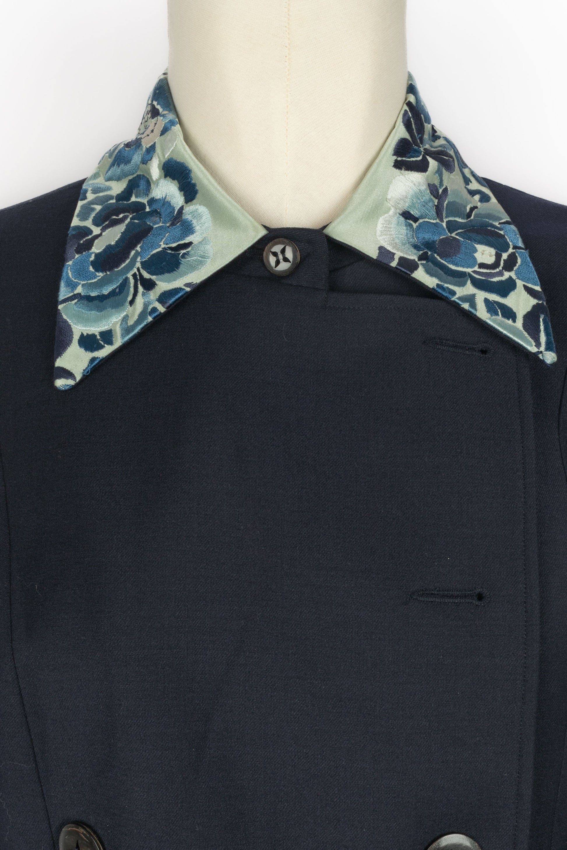 Veste bleue John Galliano Automne 2002