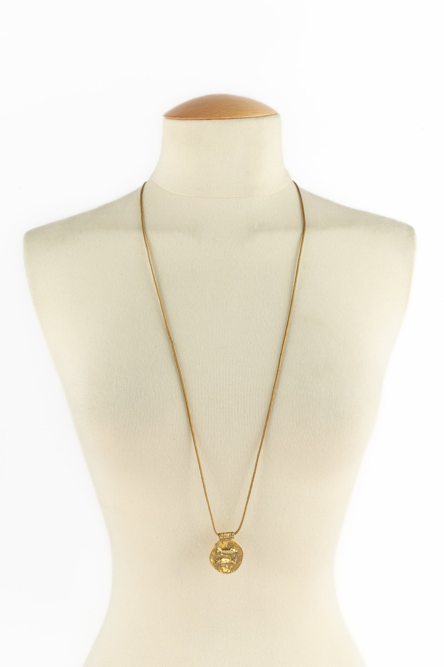 Collier "poissons" Chanel (attribué à)