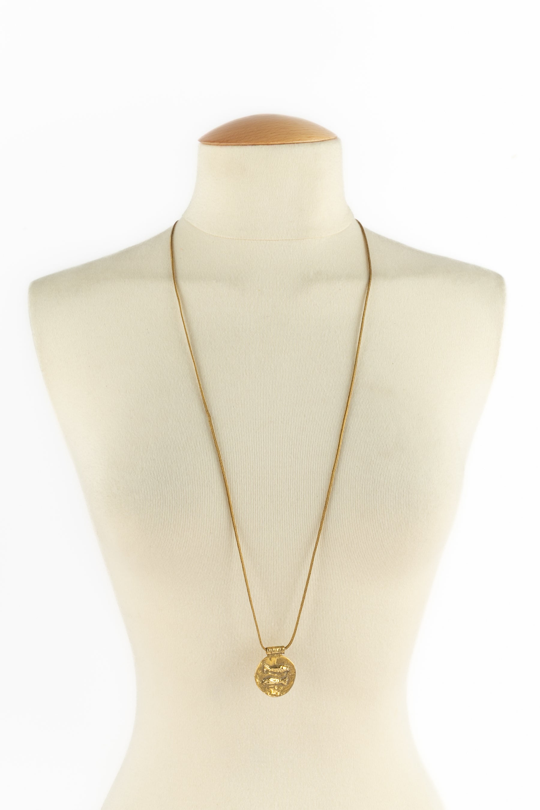 Collier "poissons" Chanel (attribué à)