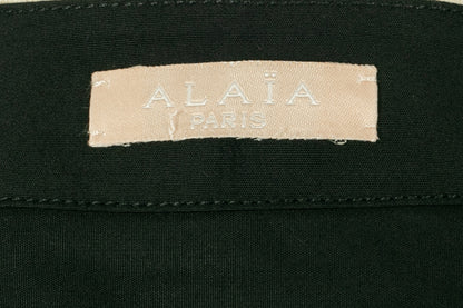 Chemise noire Alaïa