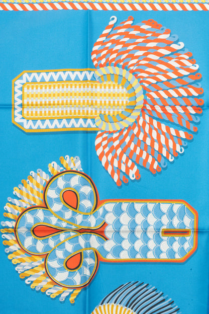 Foulard / Carré "Epaulettes de Gala" double face Hermès