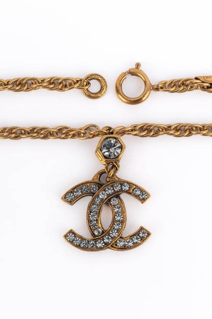 Collier cc Chanel 1990's