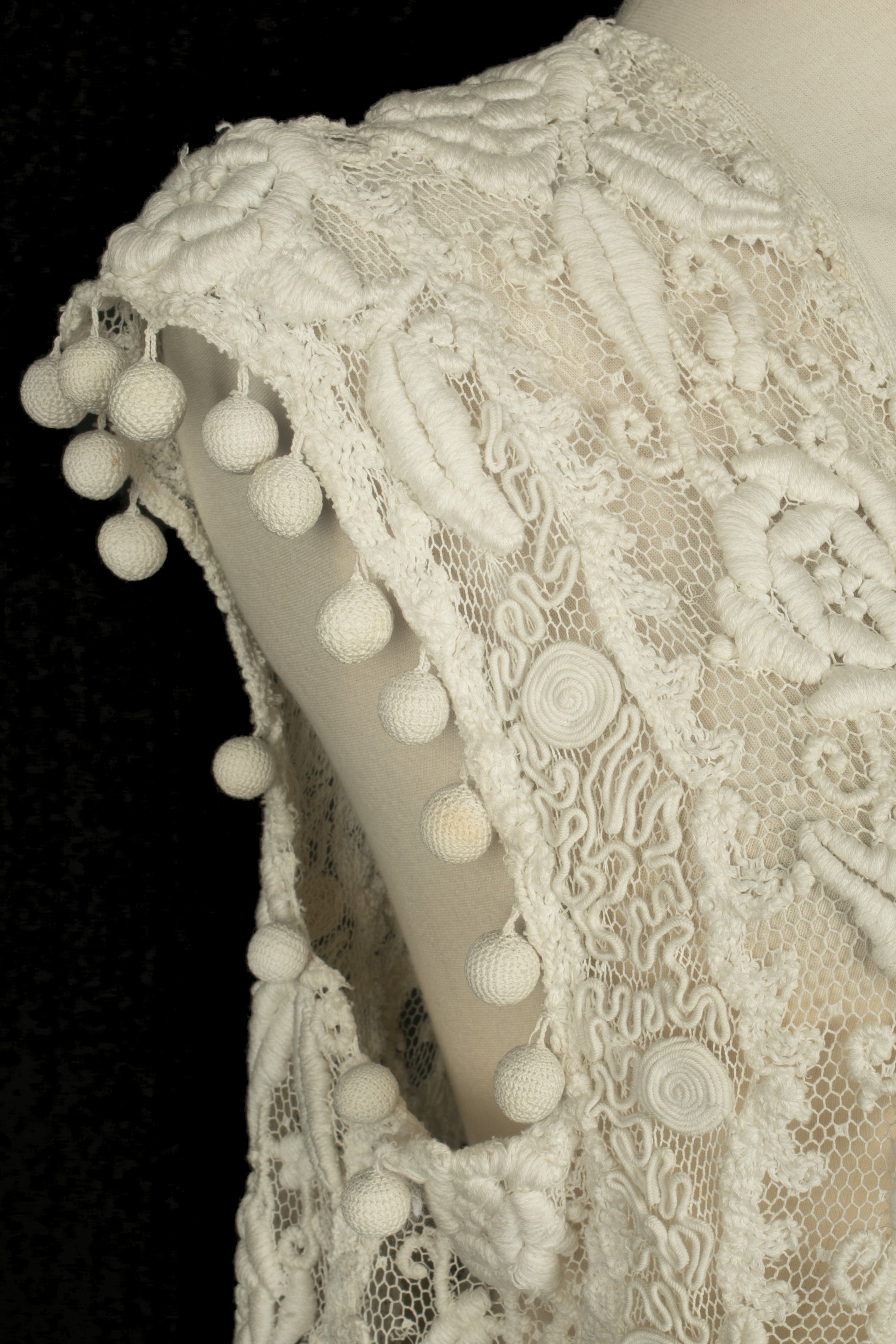 Gilet ancien en crochet