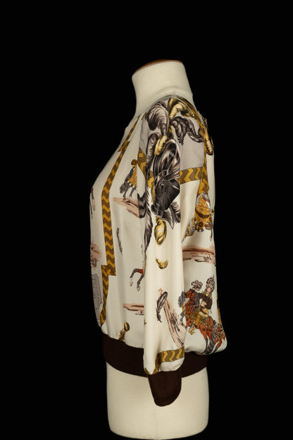 Haut "Tournois et Carrousels" Hermès 