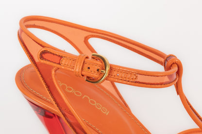 Escarpins oranges Sergio Rossi