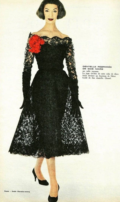 Robe Chanel Haute Couture Hiver 1956