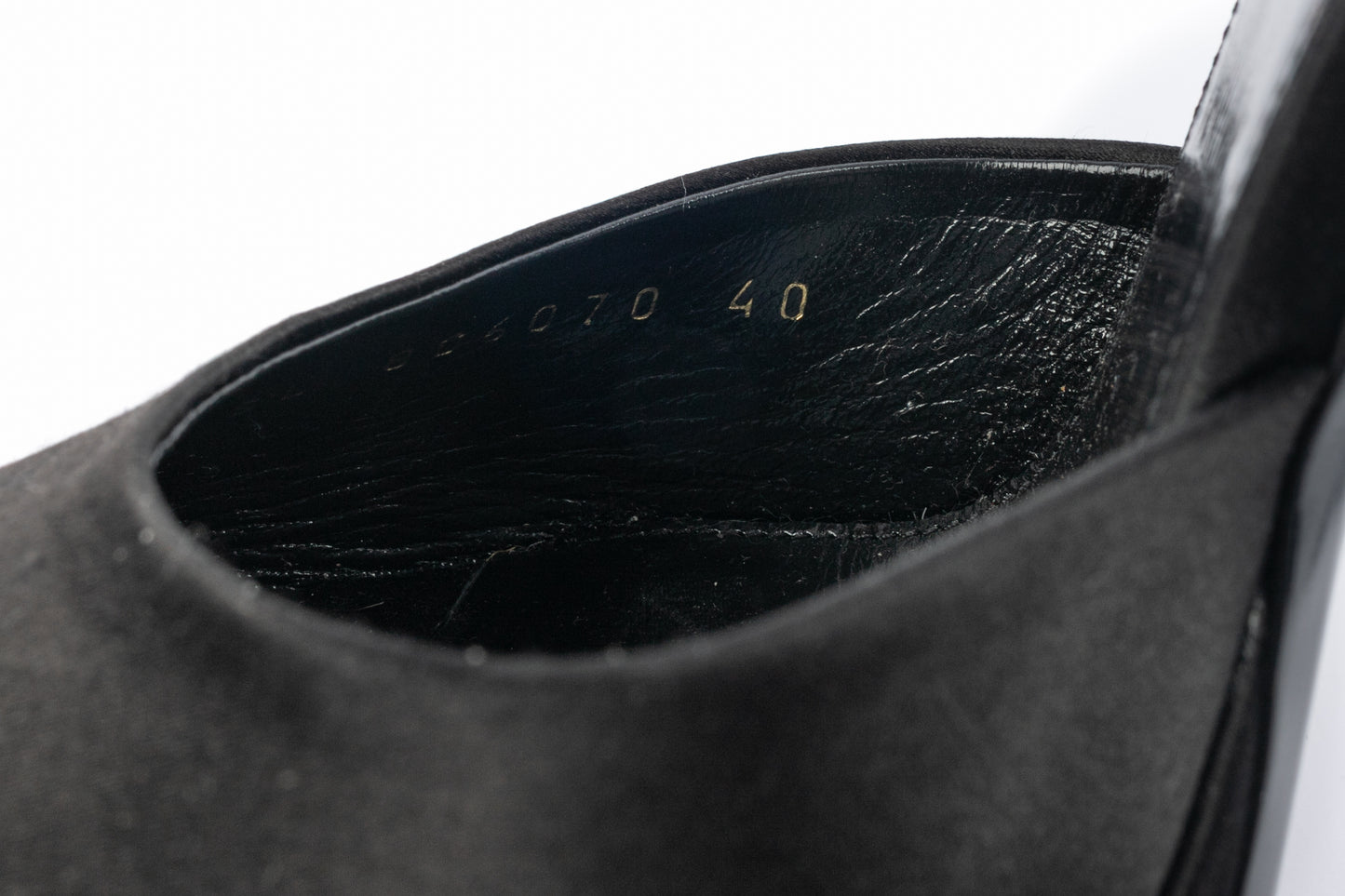 Escarpins en satin Saint Laurent