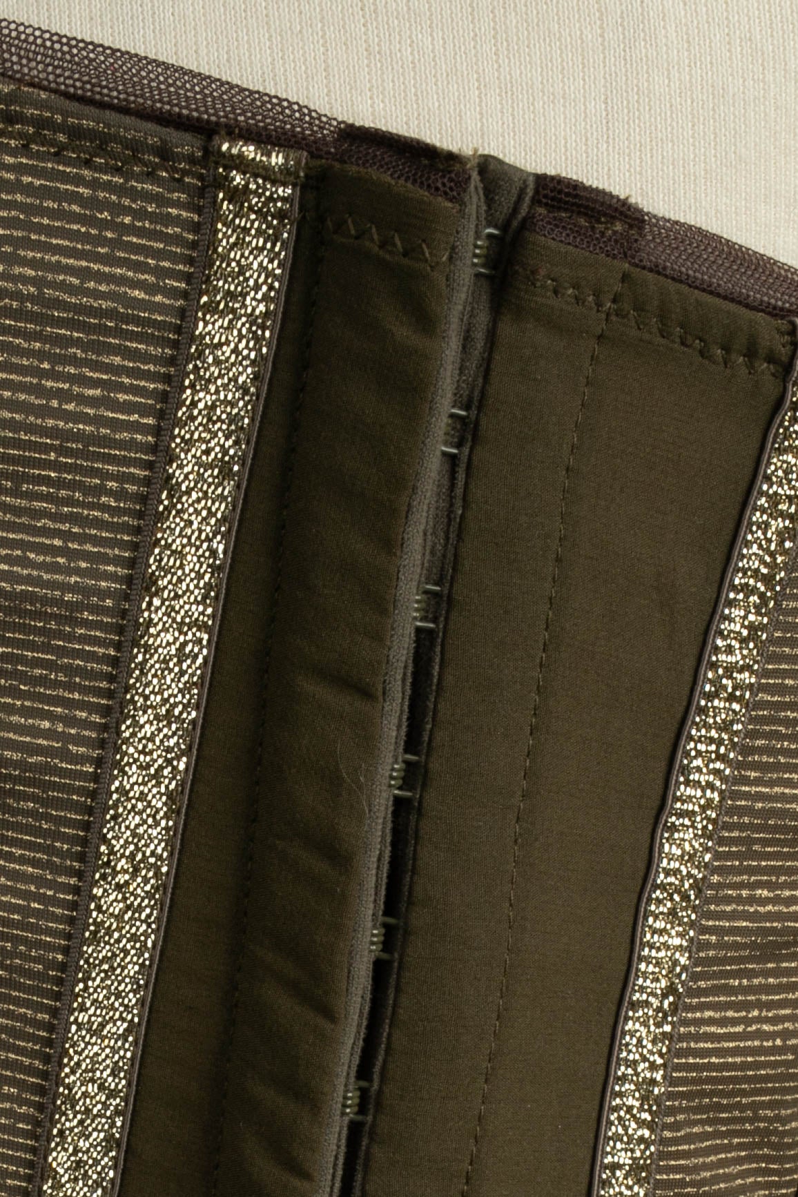 Haut bustier vert John Galliano 