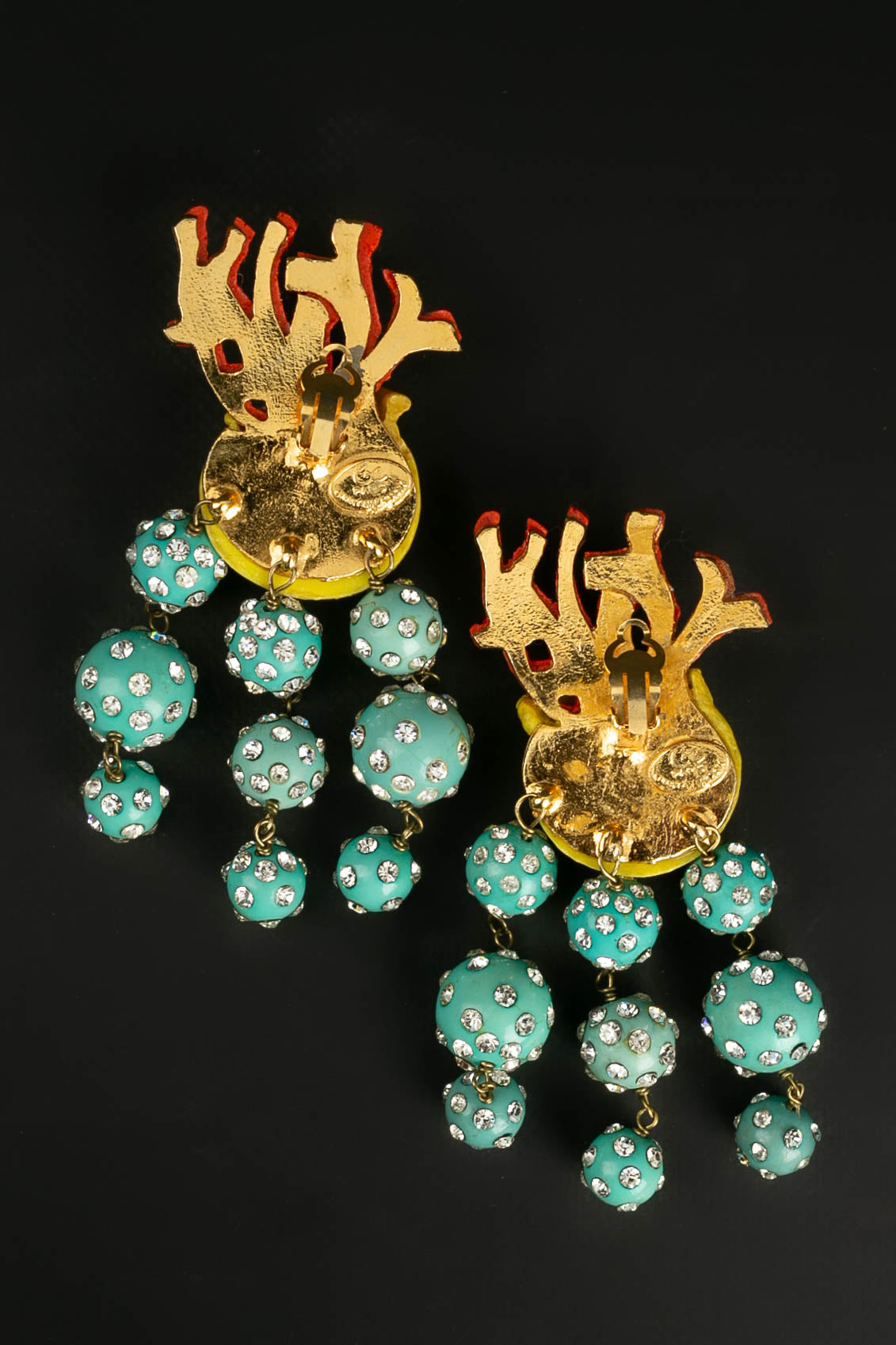 Boucles d'oreilles "Sous l'océan" Christian Lacroix