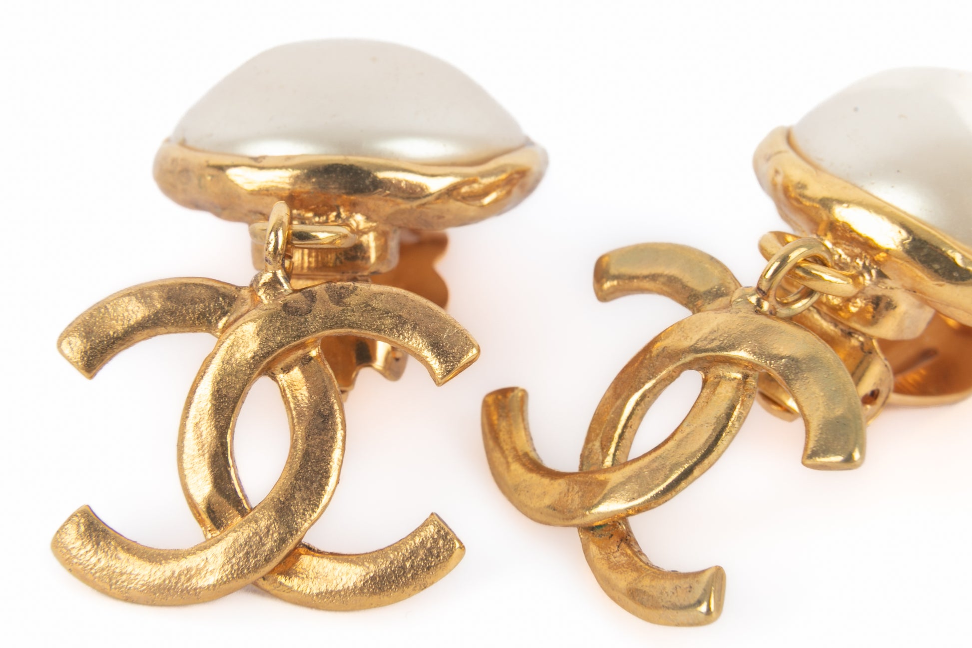 Boucles d'oreilles cc Chanel Automne 1995