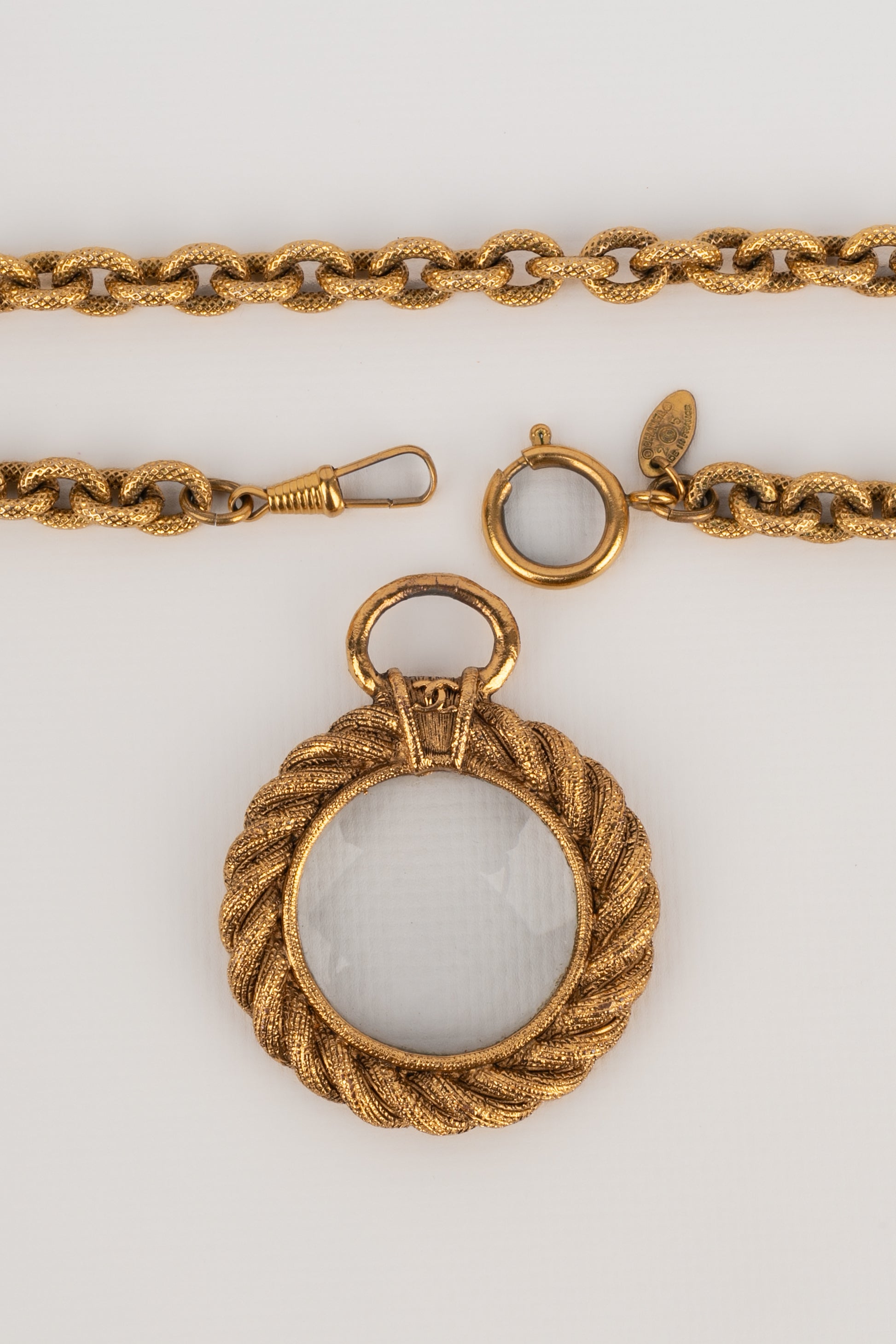 Collier loupe Chanel 1990's