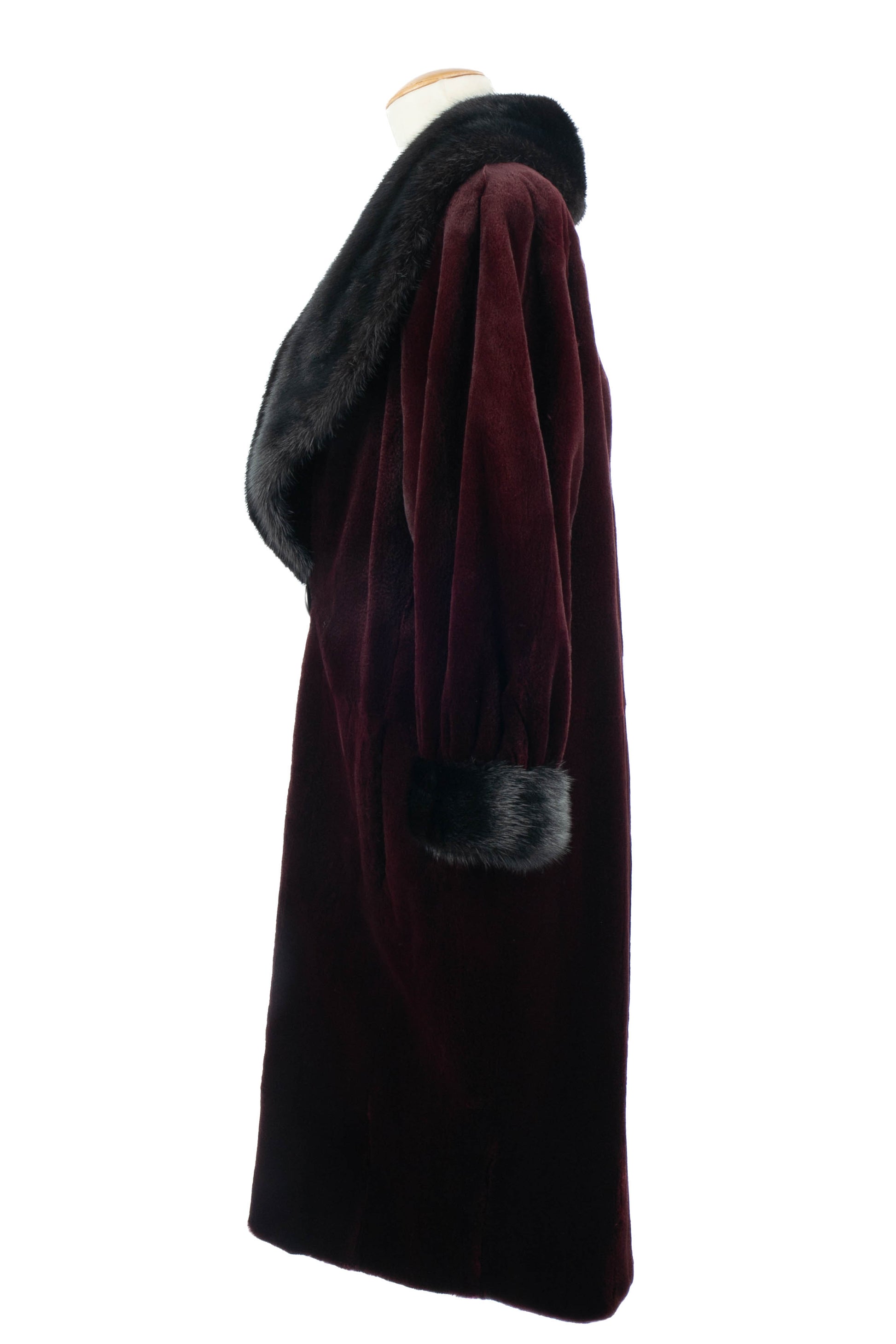 Manteau en fourrure Yves Saint Laurent