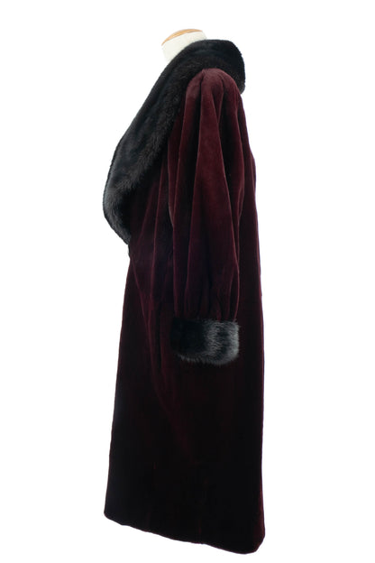 Manteau en fourrure Yves Saint Laurent