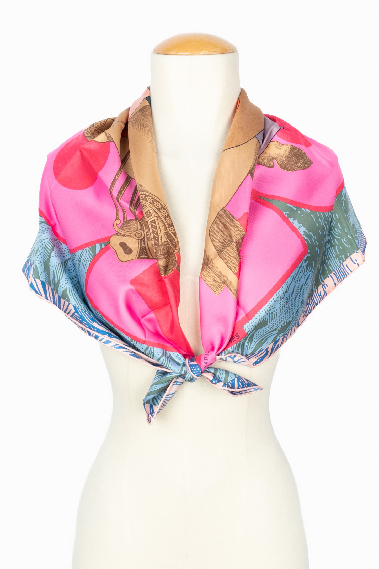 Foulard "Cavallier en forme" Hermès