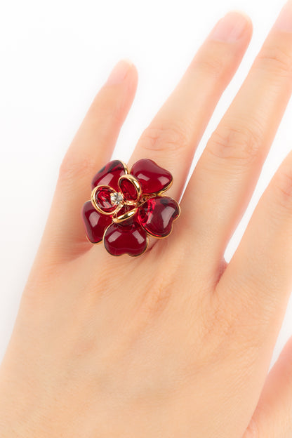 Bague rouge Augustine 