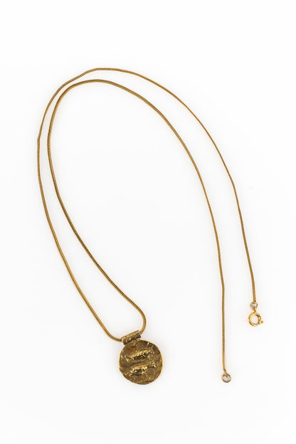 Collier "poissons" Chanel (attribué à)