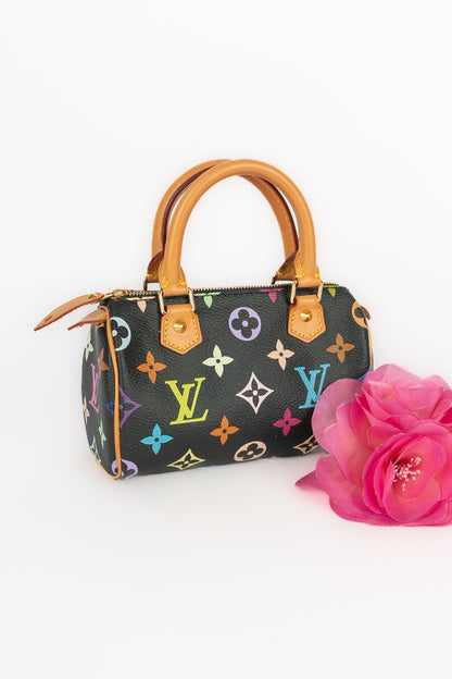 Sac Nano Speedy Louis Vuitton x Takashi Murakami 2003 édition limitée