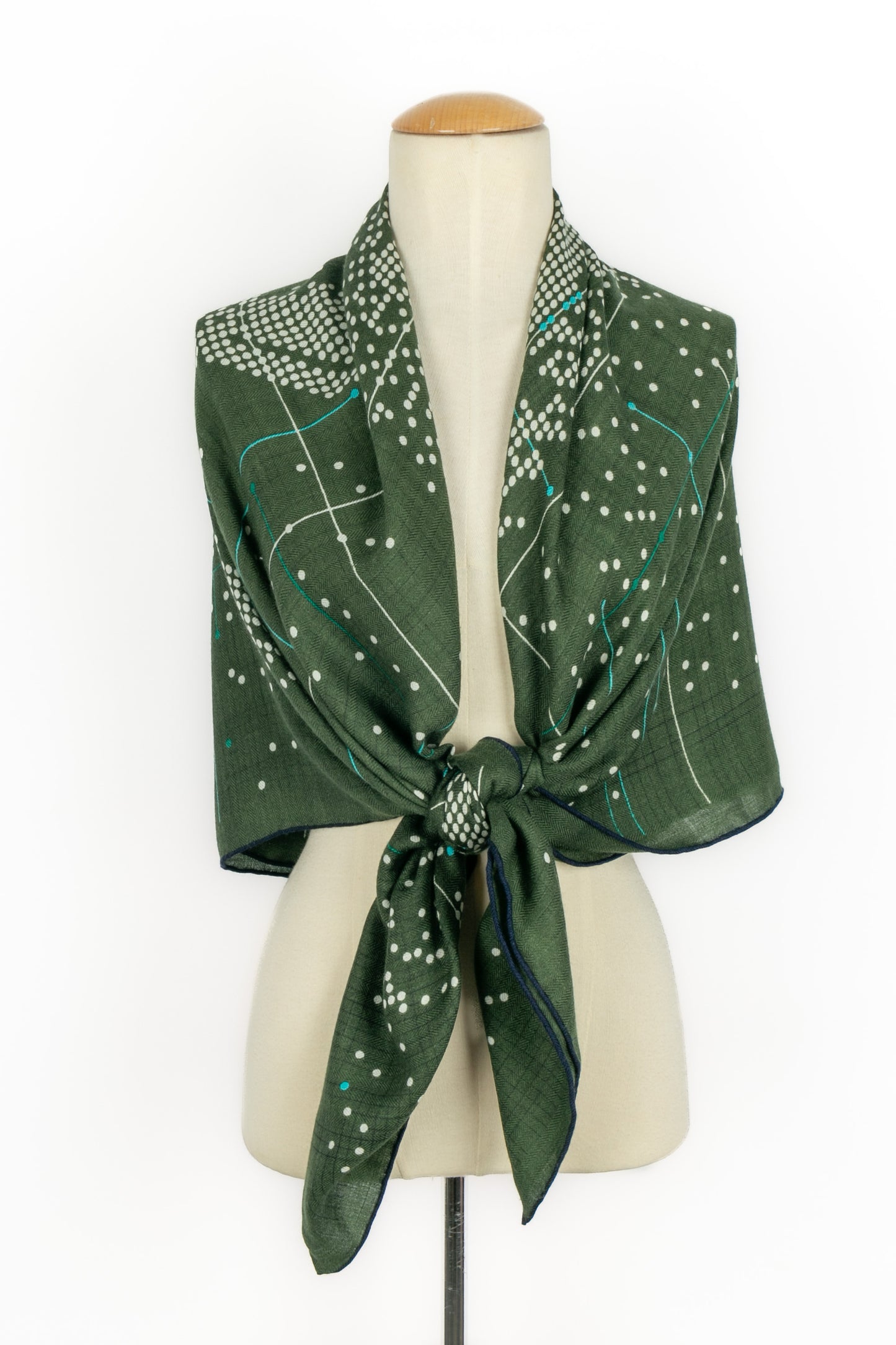 Foulard "Cheval céleste" en cachemire Hermès