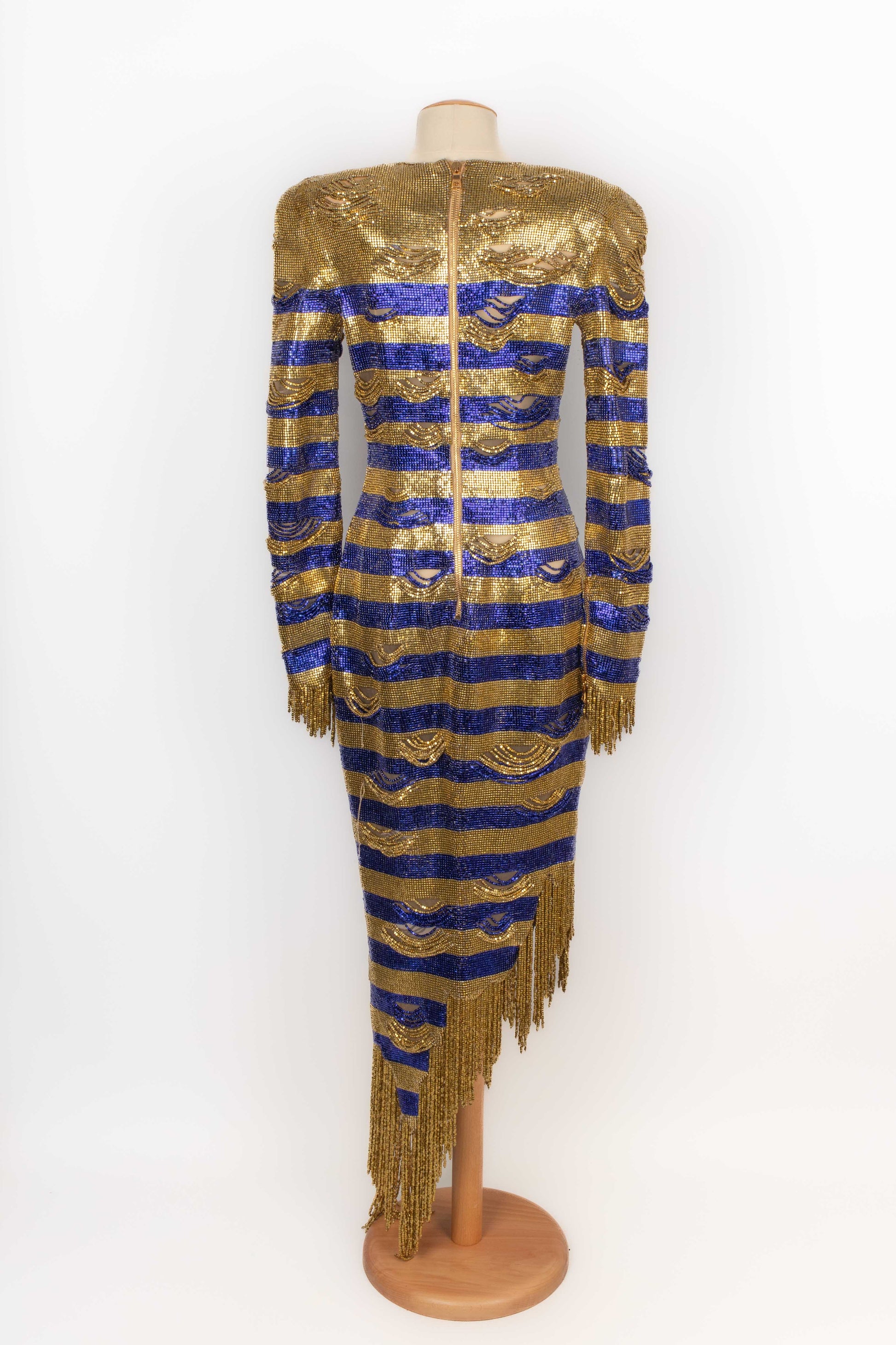 Balmain 'Egyptian' dress Resort 2023 Les Merveilles De Babellou Balmain 'Egyptian' dress Resort 2023 Les Merveilles De Babellou