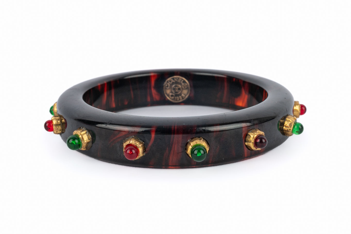 Bracelet en bakelite Chanel 1985