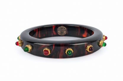 Bracelet en bakelite Chanel 1985