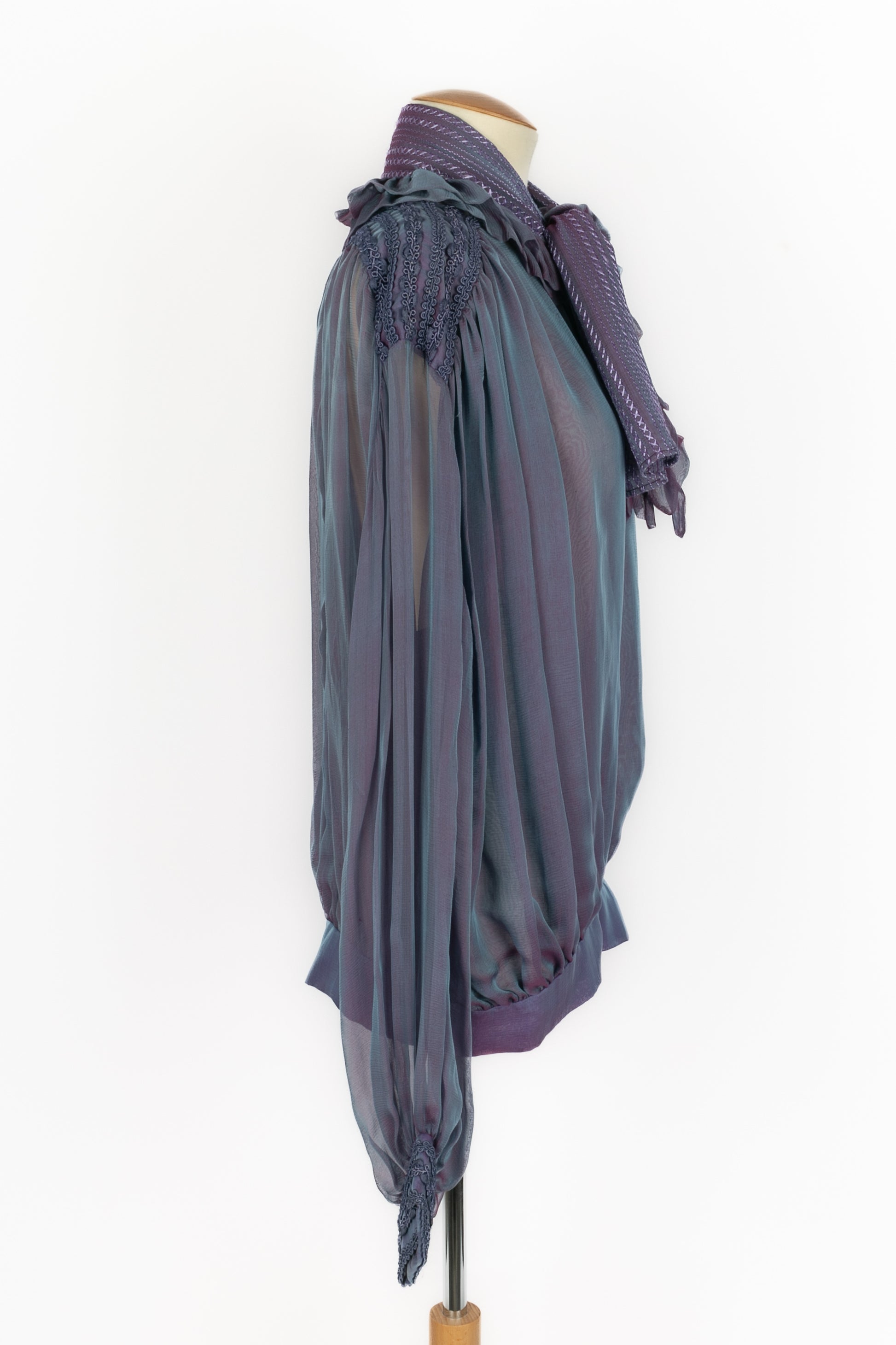 Chemisier et étole Christian Dior Hiver 1993