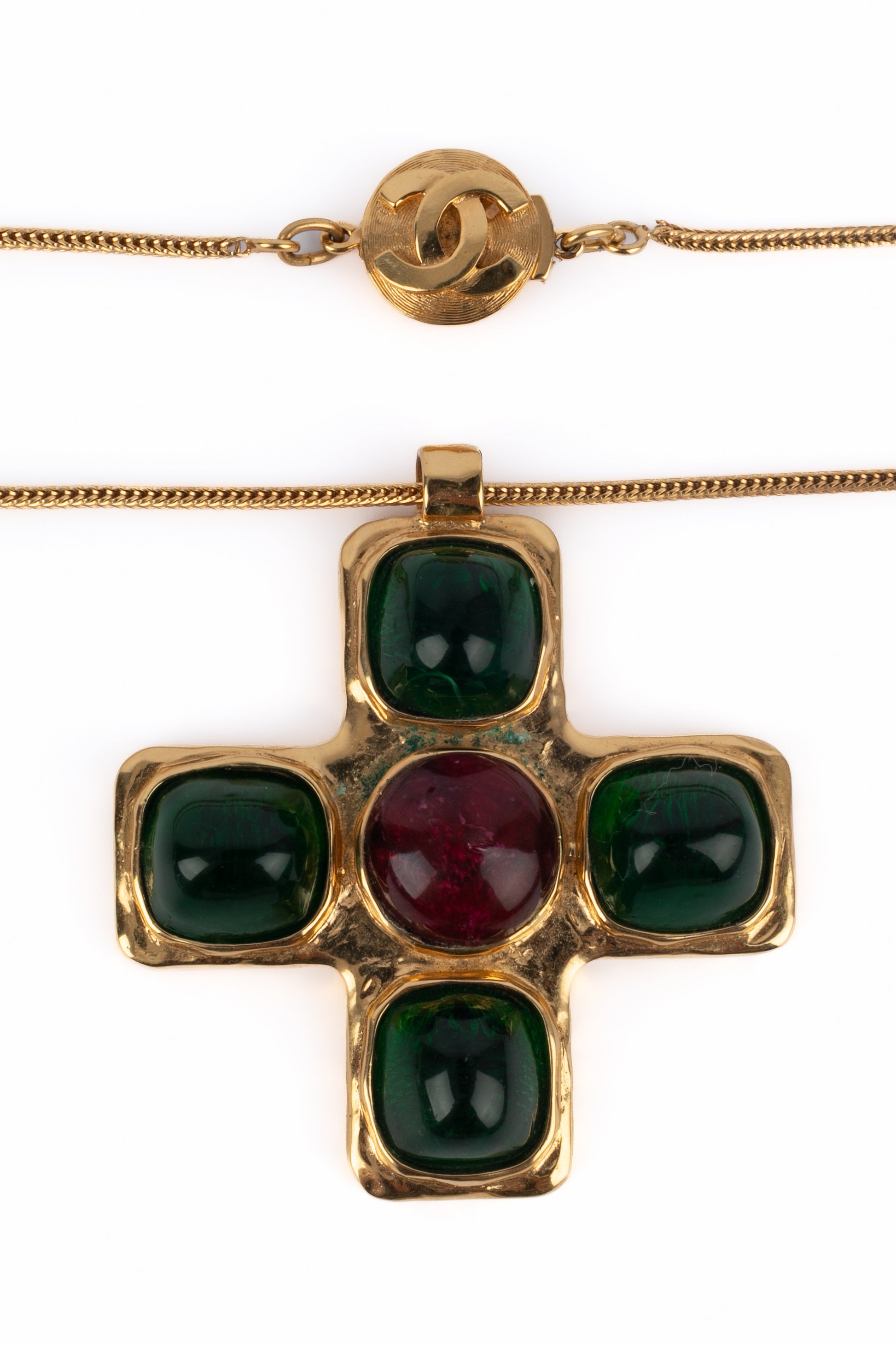 Collier "Croix" Chanel 1984's