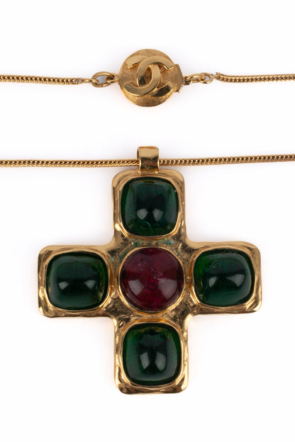 Collier "Croix" Chanel 1984's