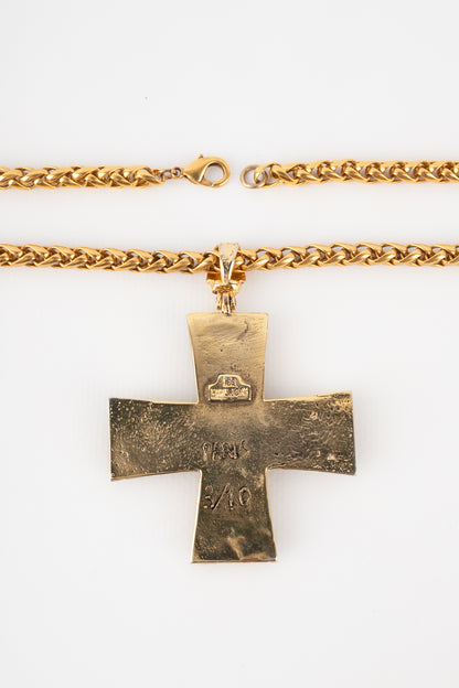 Collier Croix Les Paruriers par Goossens