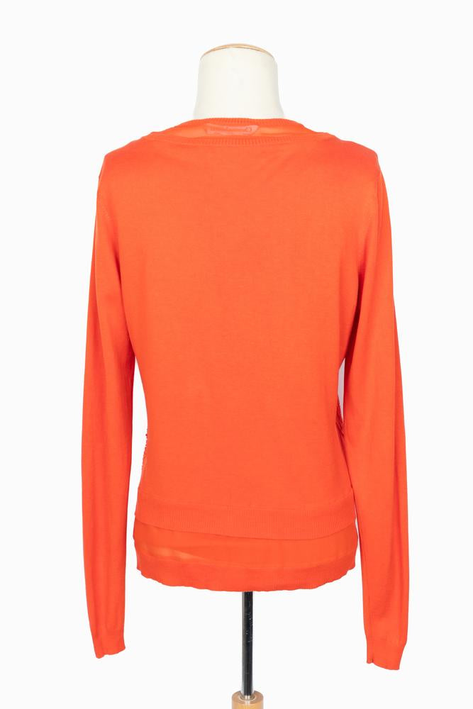 Twin set orange Christian Lacroix 