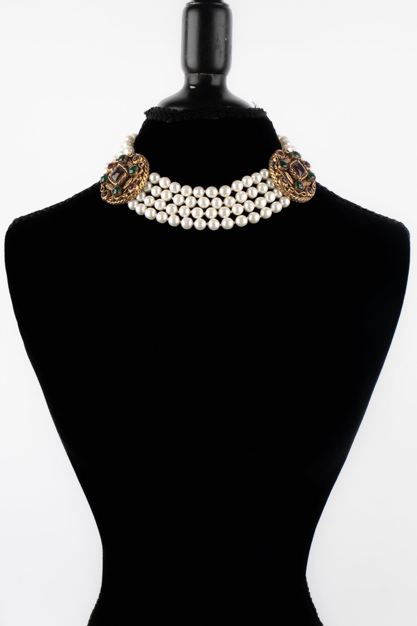 Collier ras de cou Chanel 1984